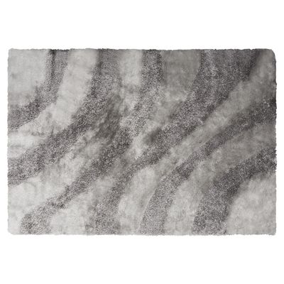 Imagen 2 del producto Alfombra shaggy ondas 160x230 cm gris