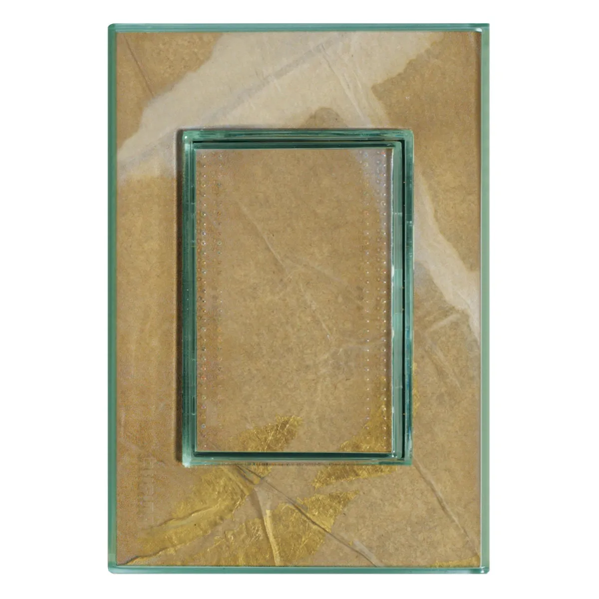 BTICINO - Placa 3 Módulos Niebla Londinense