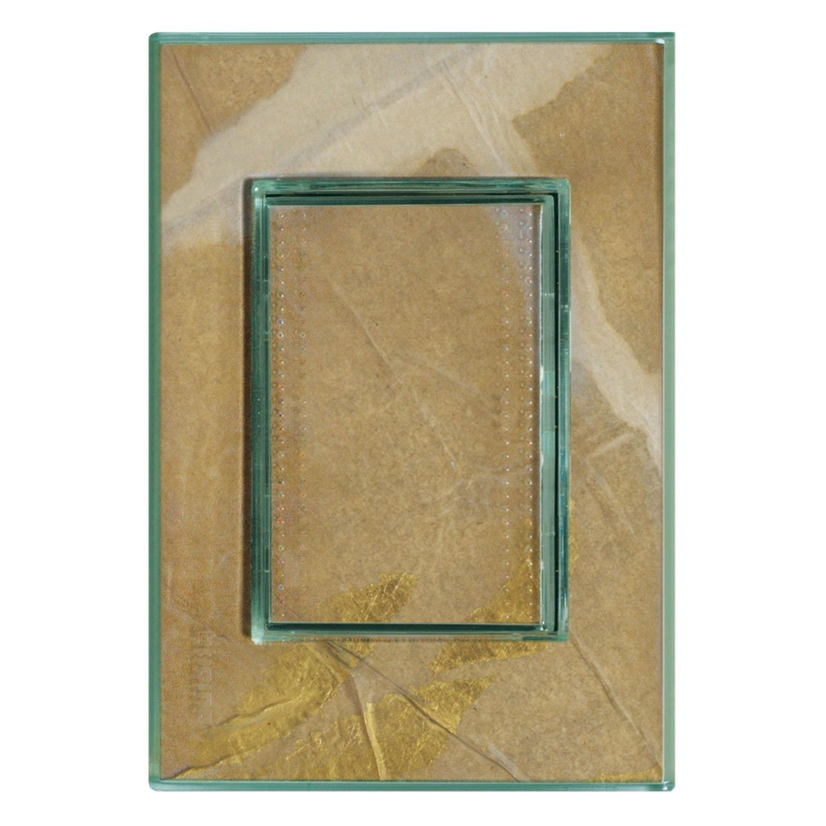 BTICINO - Placa 3 Módulos Niebla Londinense