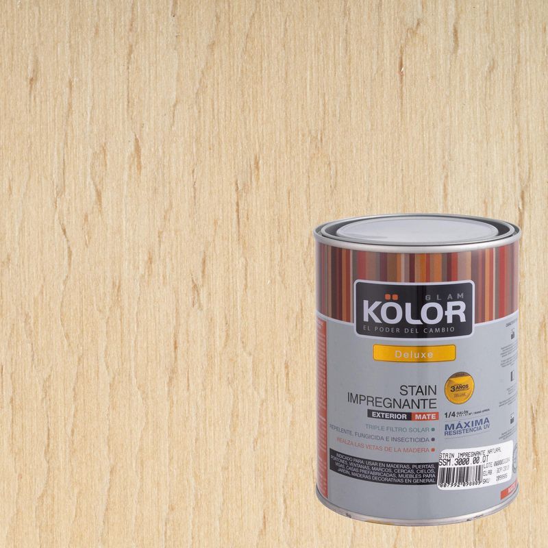 KOLOR - Protector de Madera Mate 0.25 galón(es) Natural