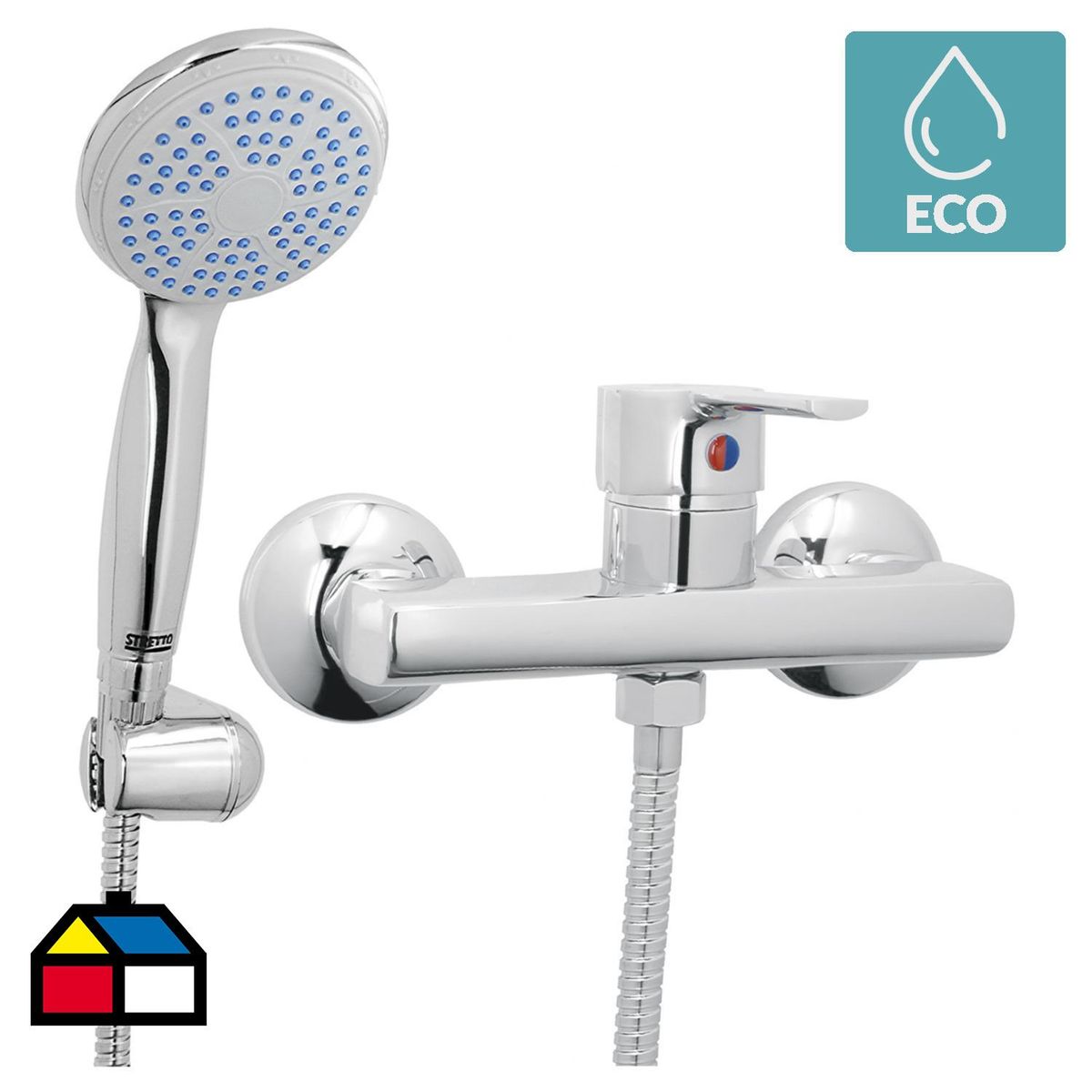 STRETTO - Monomando Ducha Carmina Cromado