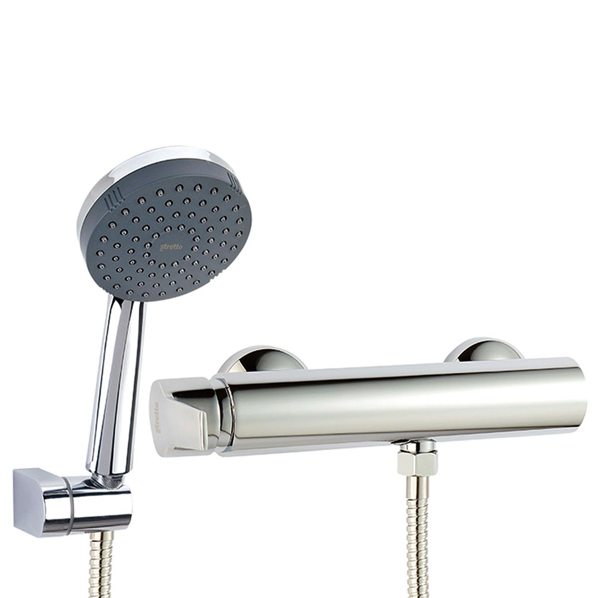 STRETTO - Juego de Ducha Sienna Cromado