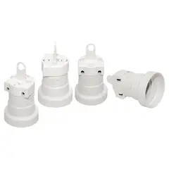 BTICINO - Set de soquete E 27 Blanco 4 unidades