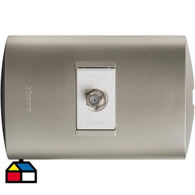 Toma coaxial Armada tipo F para TV Perla