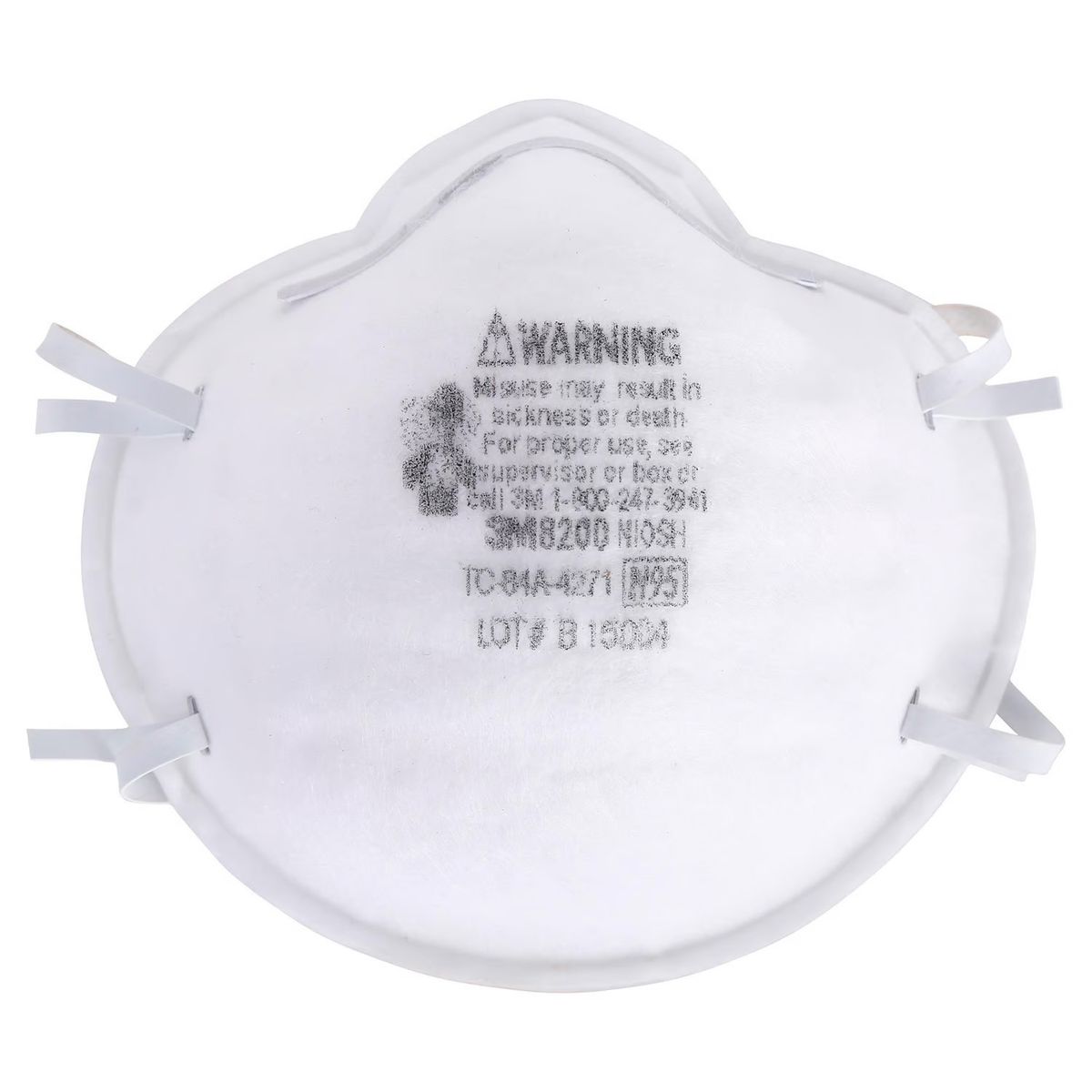 3M - Respirador N95 3M 3 unidades para lijado y fibra de vidrio