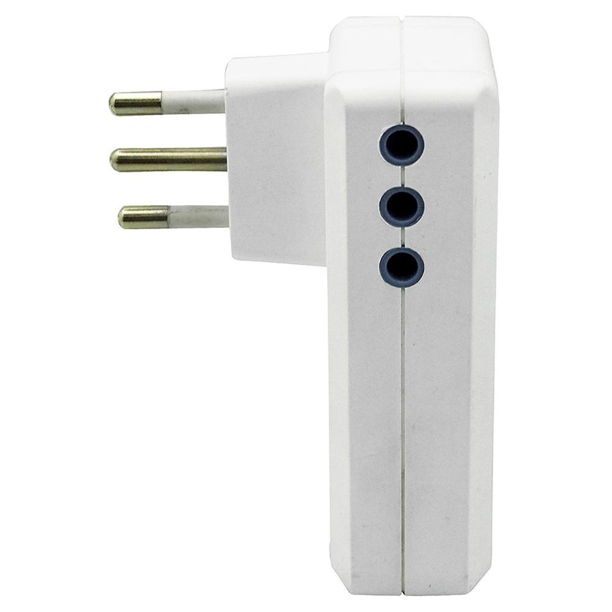 HALUX - Enchufe triple con 2 USB