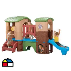 STEP 2 - Club House Climber 333x348x178 cm Marron