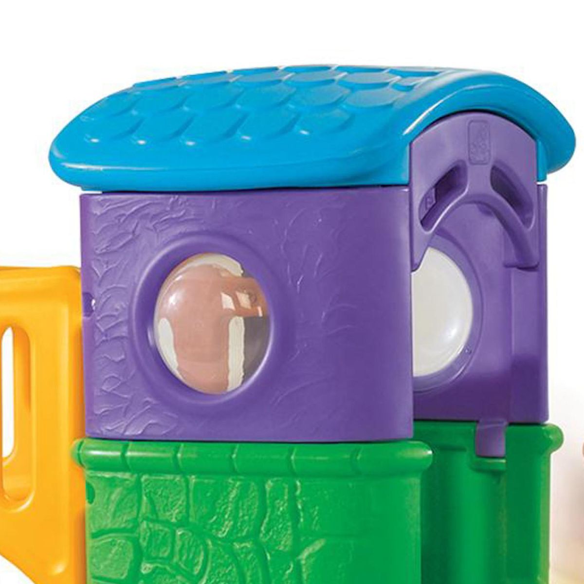 STEP 2 - Casa de Juegos 333x348x178 cm Verde/Naranja/Amarillo