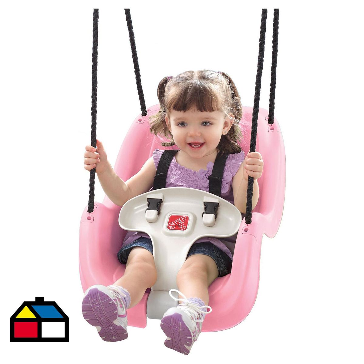 STEP 2 - Silla de columpio rosado
