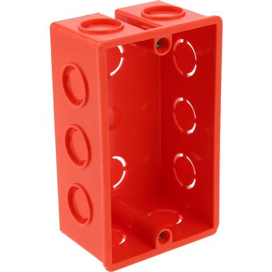 Caja de derivacin embutida plstico