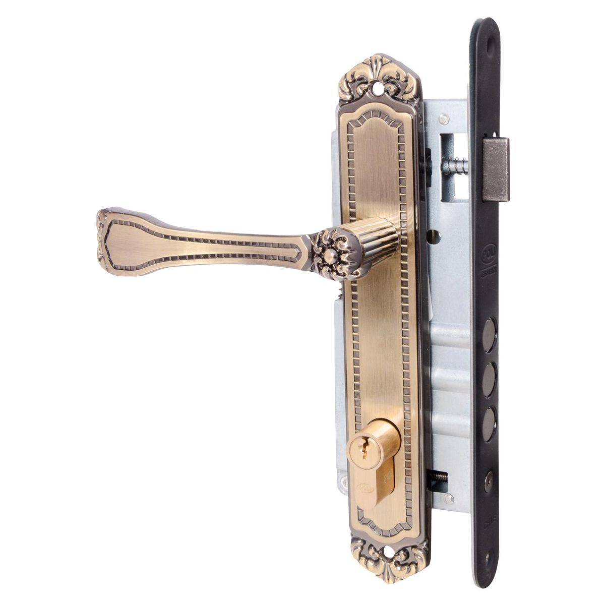 POLI - Cerradura de embutir acceso barroca clásica