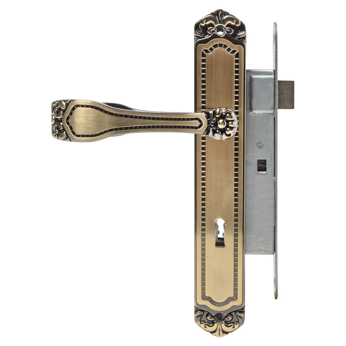 POLI - Cerradura de embutir dormitorio barroca clásica