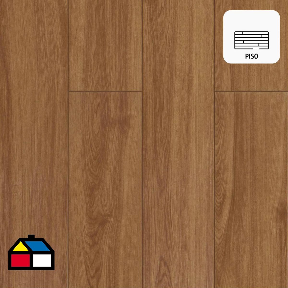 HOLZTEK - Piso vinilico 2 mm 15x200 cm Cerezo Cerezo 2.96 m2