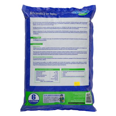 Imagen 2 del producto Tierra Retenedora de Agua para Plantas 6 lt