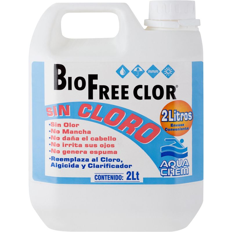 AQUACHEM - Mantenedor para Piscinas Líquido 2 l Bidón