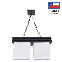 CAROLD STEVENS - Lámpara Colgante Sima Madera Negro