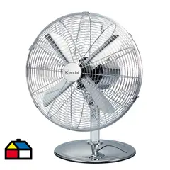 KENDAL - Ventilador de mesa 12" silver