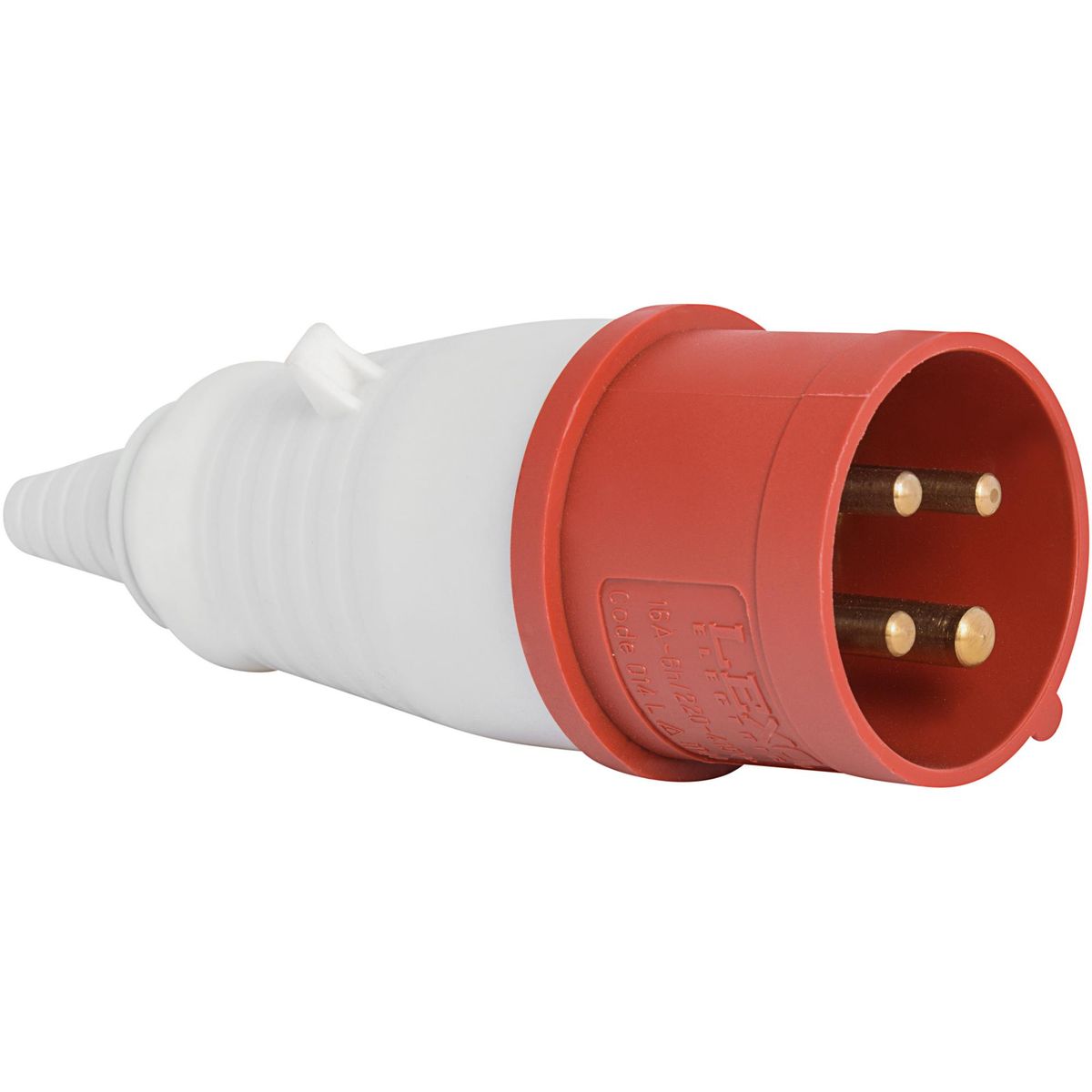 LEXO - Enchufe industrial macho volante 16 A  3P+T 380V IP44