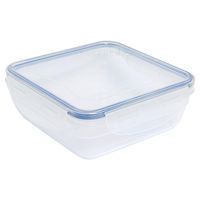 Contenedor de Alimentos Cuadrado Plástico 670 ml