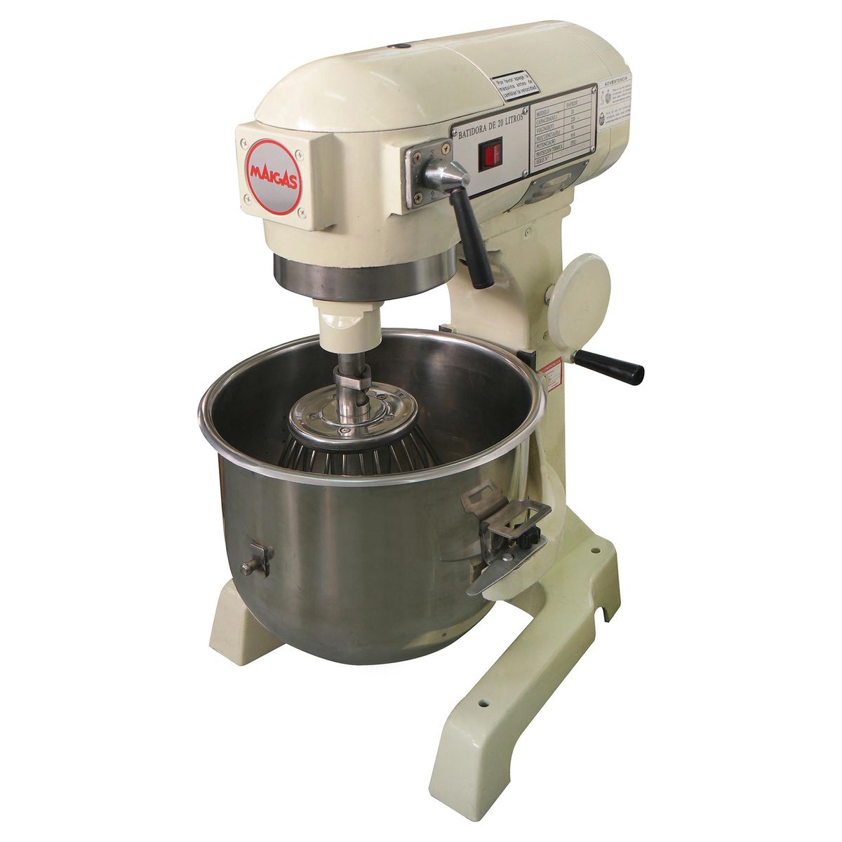 MAIGAS - Batidora de Pedestal 20 l 1100 W Blanco FAVB20F