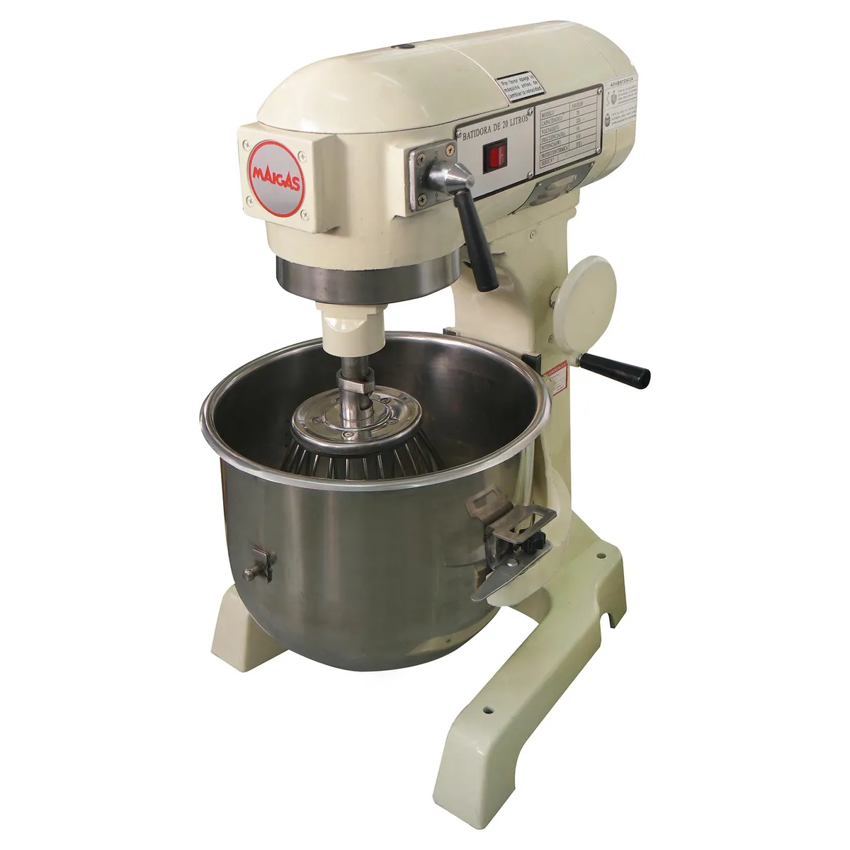 MAIGAS - Batidora de Pedestal 20 l 1100 W Blanco FAVB20F