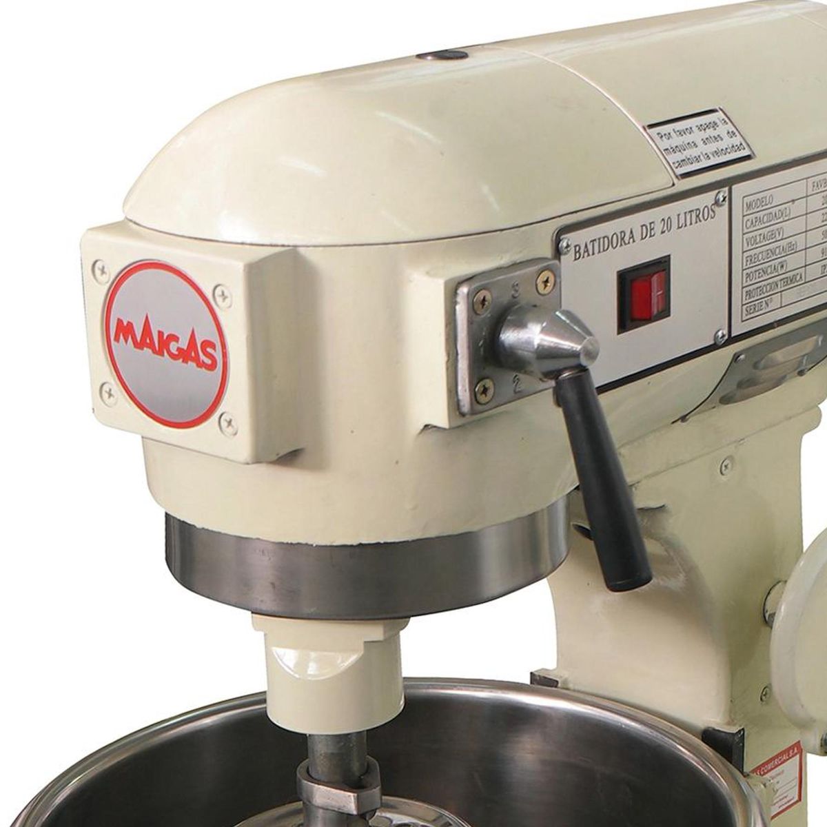 MAIGAS - Batidora de Pedestal 20 l 1100 W Blanco FAVB20F