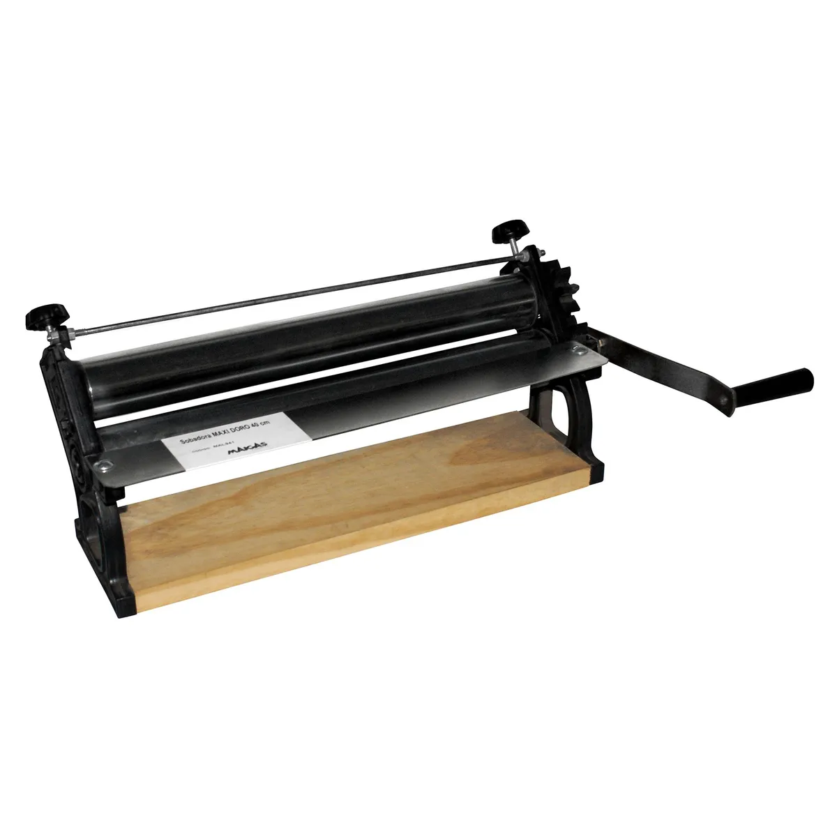 MAIGAS - Sobadora manual 40 cm silver