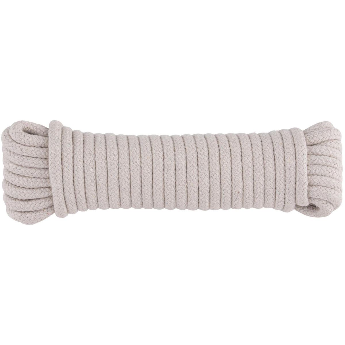 FIXSER - Cuerda Algodón Trenzado 6 mm 10 m Natural