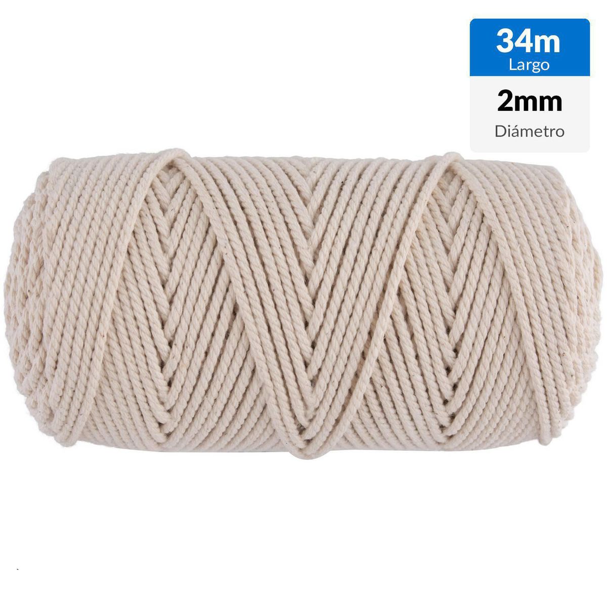 FIXSER - Lienza de algodón 2.0mm x 150grs.