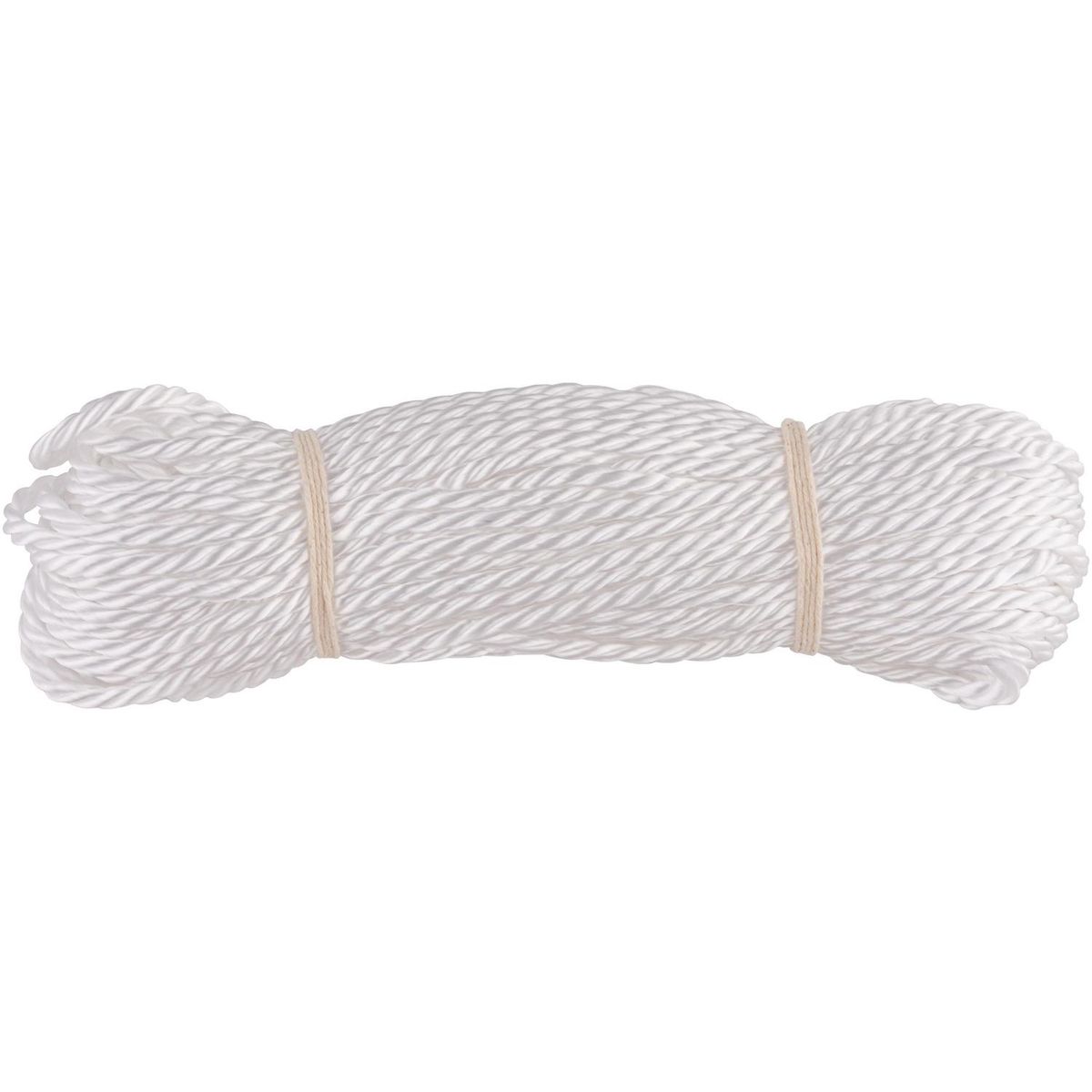 FIXSER - Cuerda Polipropileno Trenzado 4 mm 30 m Blanco