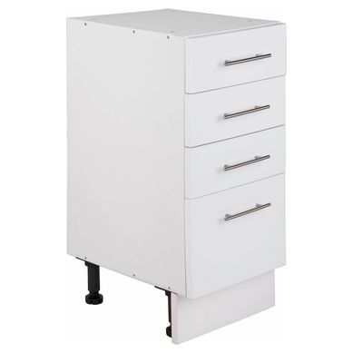 Mueble base 40x48 cm melamina blanco.