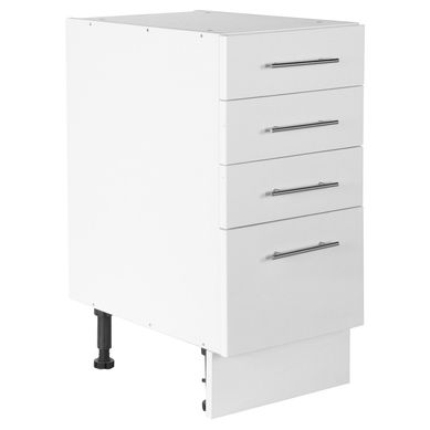 Mueble base 40x60 cm melamina blanco.