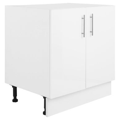 Mueble base 100x60 cm melamina blanco.