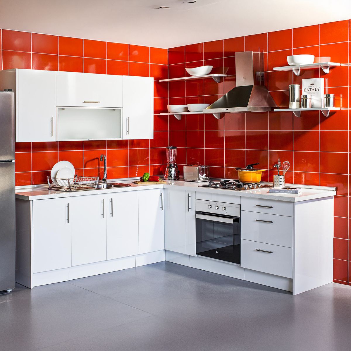 JUST HOME COLLECTION - Costado para mueble de cocina 35x35 cm HPL