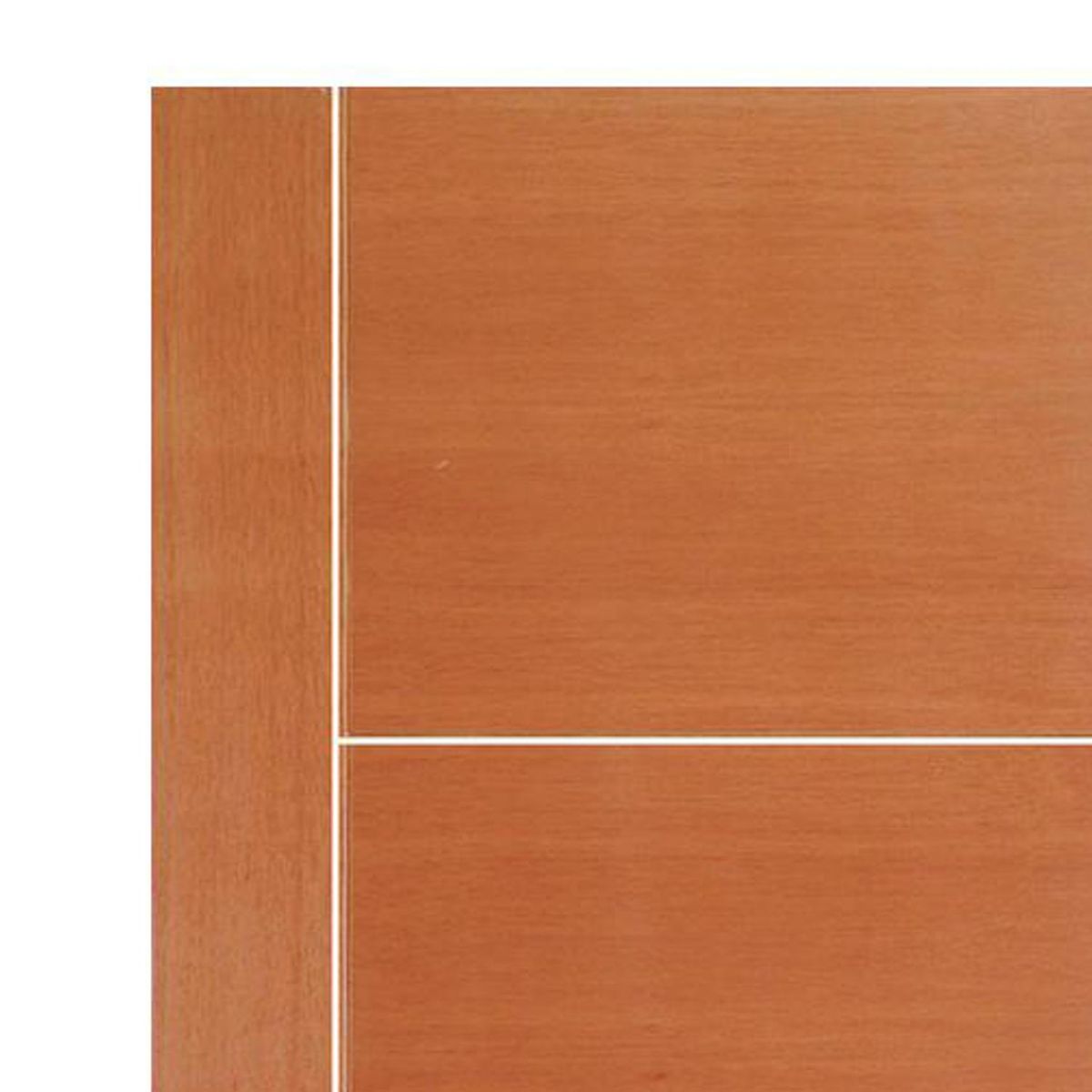 HOLZTEK - Puerta Capri III Enchapada Mare Clara Natural