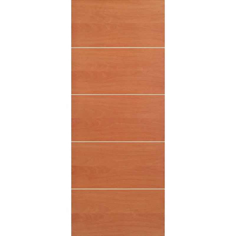 HOLZTEK - Puerta Milano Enchapada Mare Clara Natural