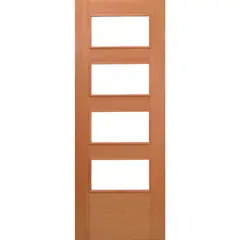 HOLZTEK - Puerta Alcala Enchapada Mare Clara Vidriada (S/vidrio)