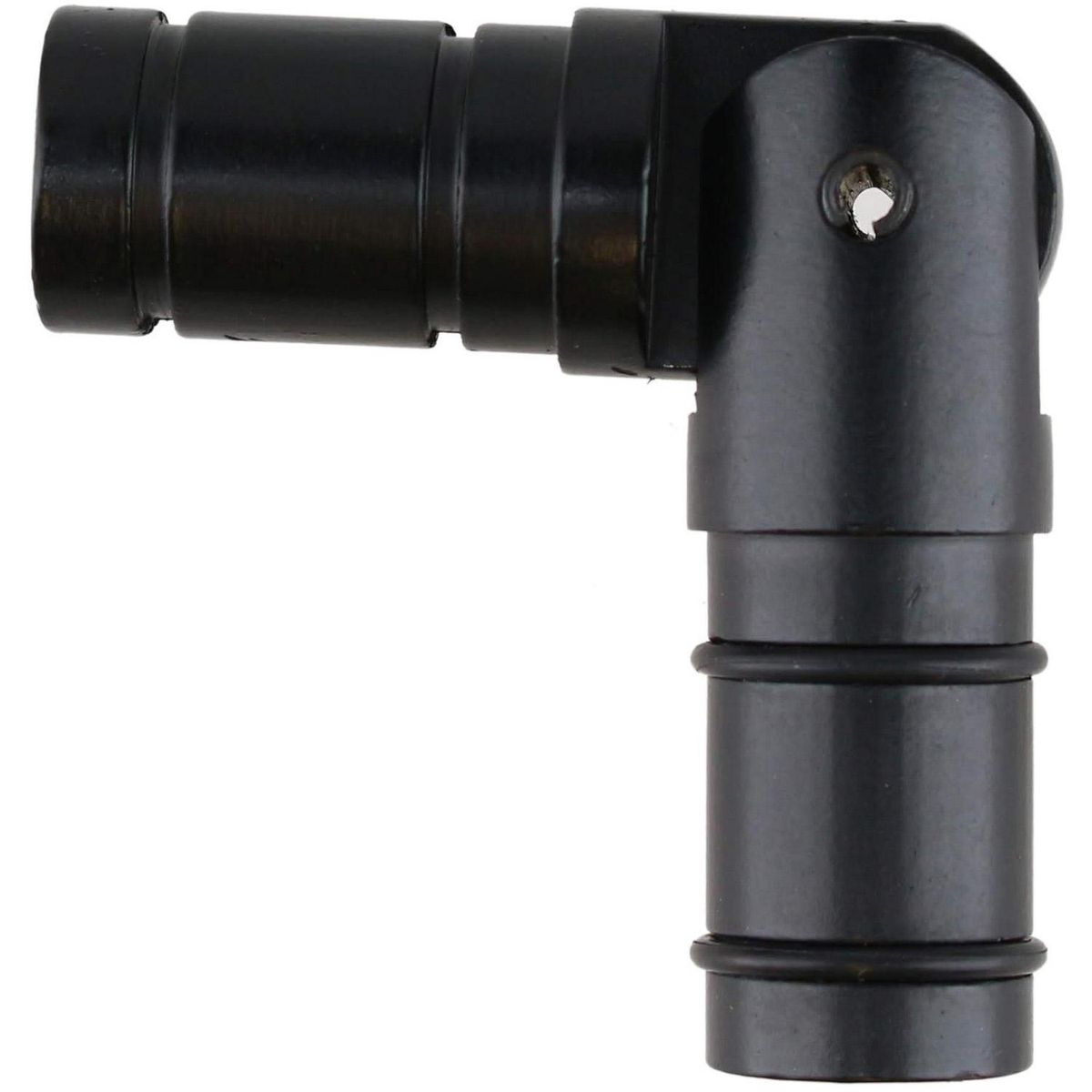 JUST HOME COLLECTION - Codo para barra de cortina 19 mm Negro