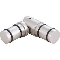 Codo Para Barra De Cortina 19 Mm Satinado