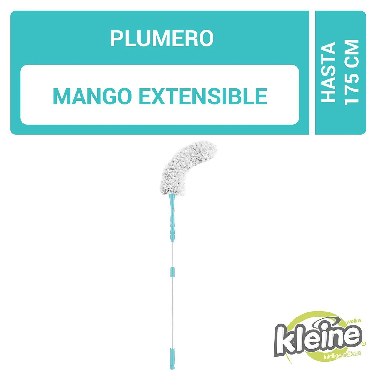 KLEINE WOLKE - Plumero con mango telescópico 68 cm