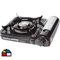 Cocinilla Camping Sirius Gas 1 Quemador(es) 9.5x24.9x30.3 cm Negro