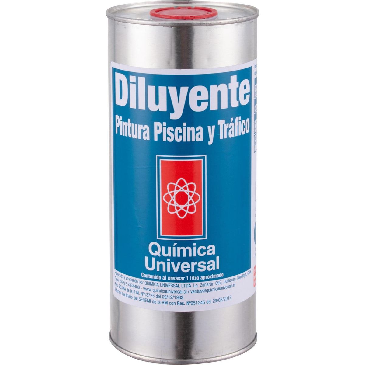 QUIMICA UNIVERSAL - Diluyente para pintura de piscinas 1 lt