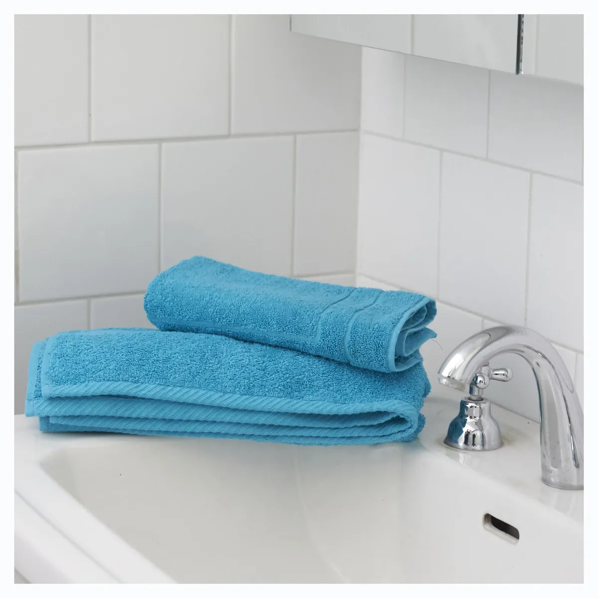 LOURDES - Piso para baño algodón 40x50 cm