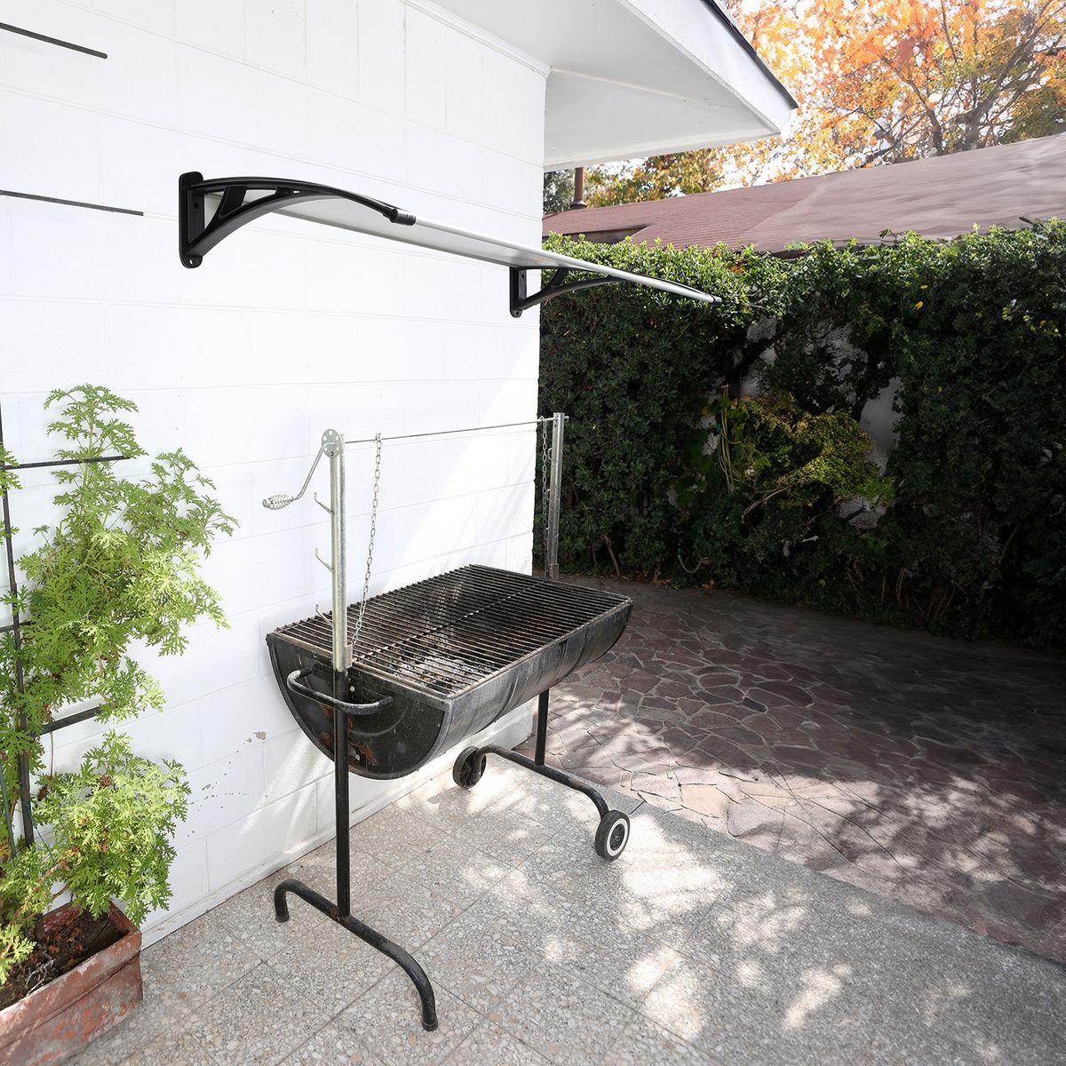 DVP - Alero listo 70x120 cm 4 mm Transparente