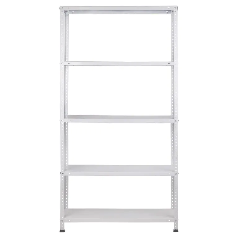 FIXSER Estante Metal 5 Nivel(es) 90x180x30 cm Blanco