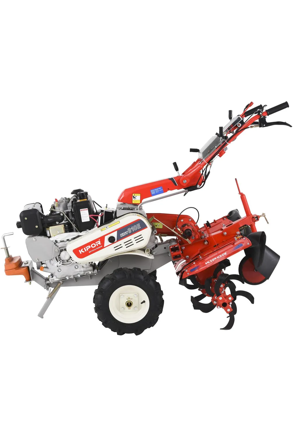 KIPOR Kit motocultivador diesel 10 HP partida eléctrica