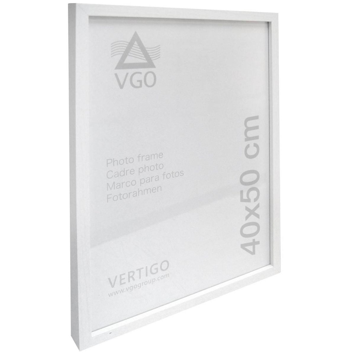 GENERICO - Marco de Foto 40x50 cm Blanco Madera