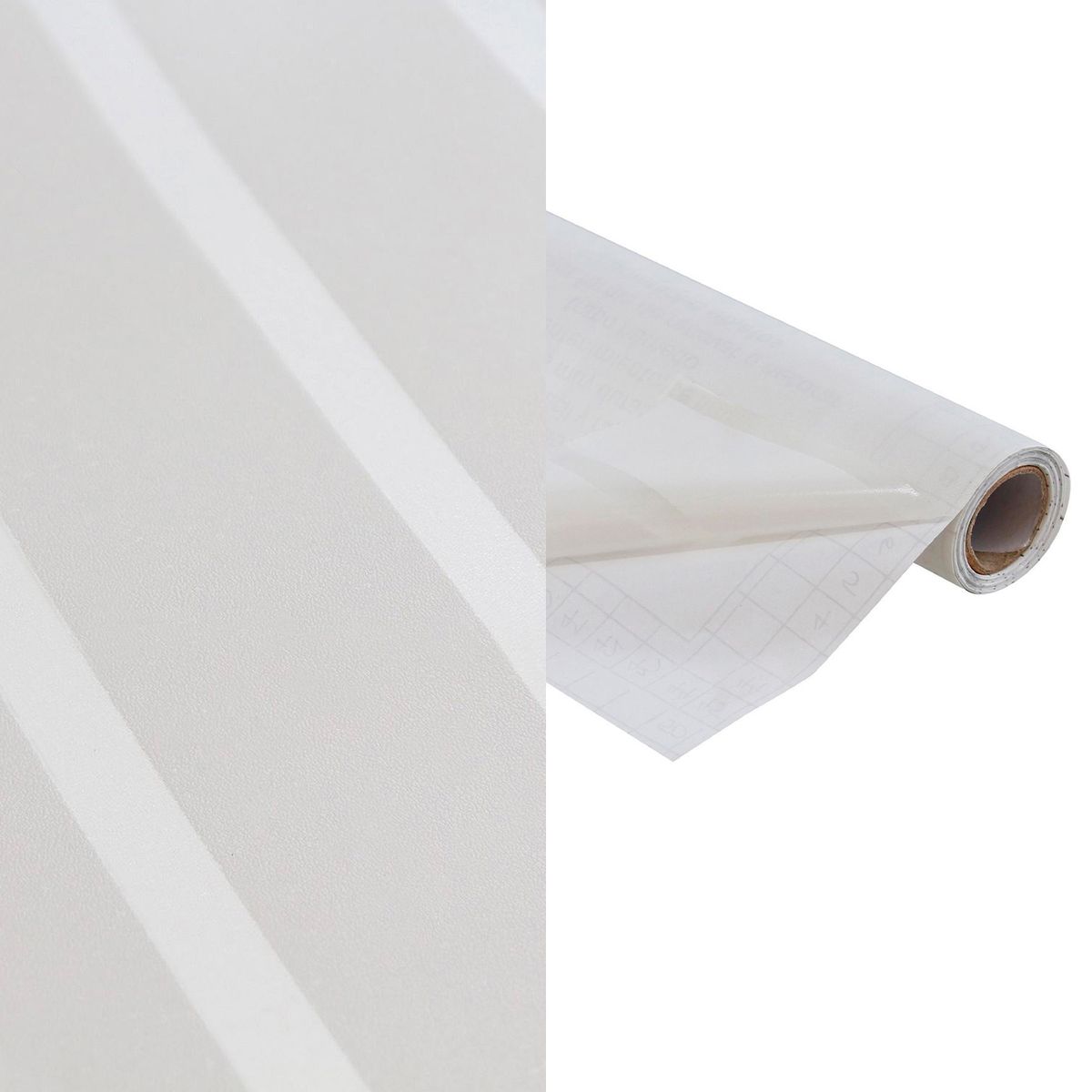 MURESCO - Papel Pvc Adhesivo Transparente Rayas 0.9 m2