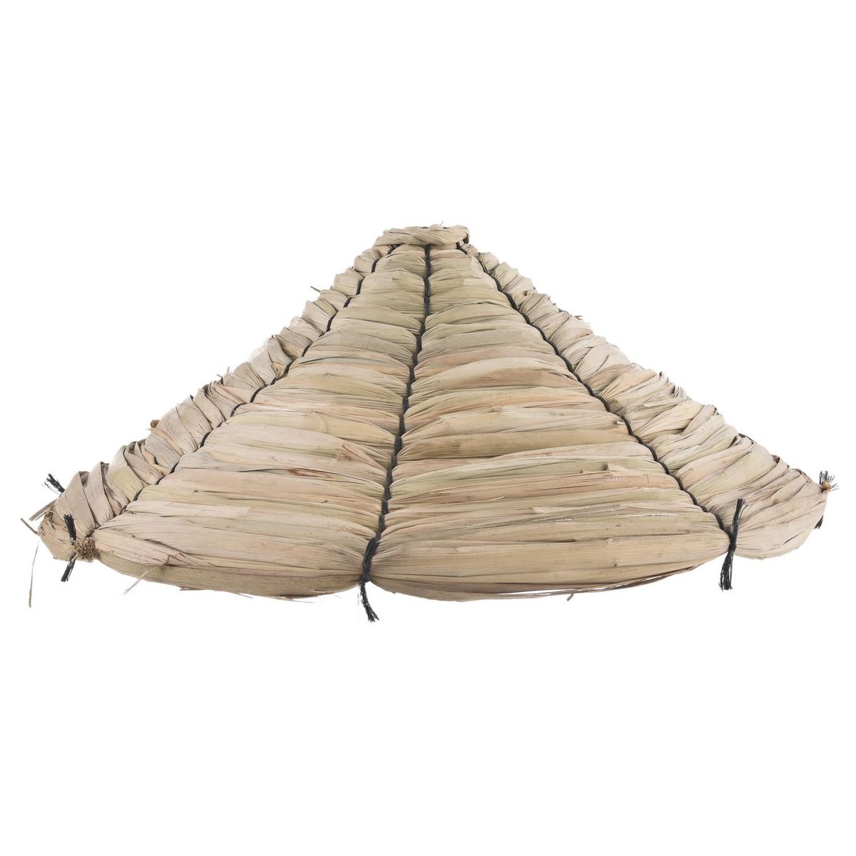 TOTORARTE - Paraguas de totora grande beige