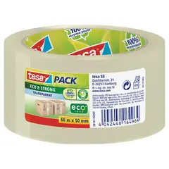 TESA - Cinta adhesiva para embalaje Eco transparente 50 mm 66 m